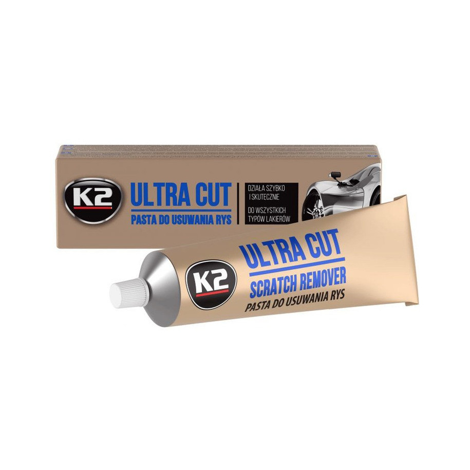 K2 ULTRA CUT - LEŠTIACA PASTA NA ODSTRÁNENIE ŠKRABANCOV 100G