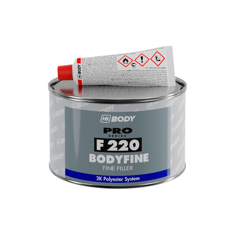 BODY F220 PRO Tmel Fine - 250g biely
